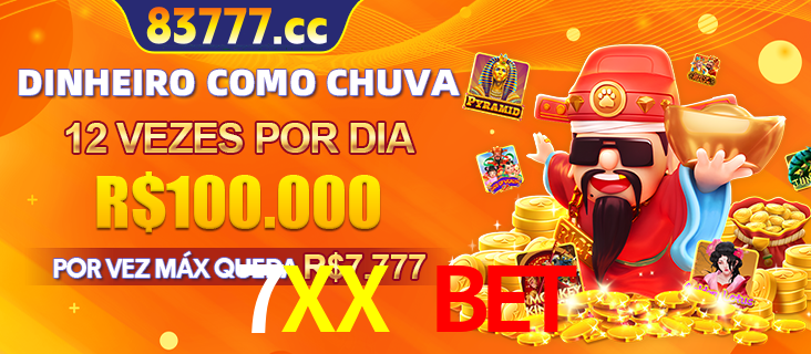 Banner do programa de recompensas Recomende para amigos do 7XX BET, detalhando os bônus por convidar amigos, com prêmios que chegam a R$288.888.